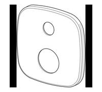 HANSA Hansa Plaque de recouvrement 59914575 154 x 154 mm chromé Quantité:1