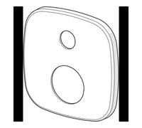 HANSA Hansa Plaque de recouvrement 59914578 154 x 154 mm chromé Quantité:1