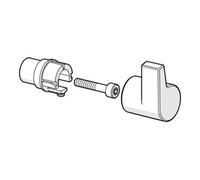 HANSA Hansa Poignée de réglage de température 59914189 chrome Quantité:1