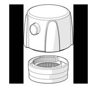 HANSA Hansa Poignée de réglage de température 59914238 Quantité:1