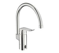 HANSA HANSACARE Hybrid Robinet de cuisine, hybride/Bluetooth, à piles, saillie 178 mm, chromé, 46142209