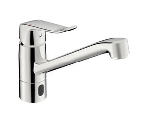 HANSA Hansa Robinet de cuisine infrarouge HANSACARE Hybrid/Bluetooth, batt., bec 214 mm, chromé Quantité:1