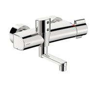 HANSA Hansa Robinet mural infrarouge pour lavabo HANSAELECTRA, à piles, THM, bec 186 mm, chrome Quantité:1