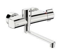 HANSA Hansa Robinet mural infrarouge pour lavabo HANSAELECTRA, à piles, THM, bec 286 mm, chrome Quantité:1