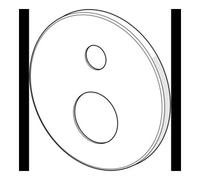 HANSA Hansa Rosette 170 mm chromé 59914317 Quantité:1