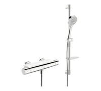HANSA Hansa Système de douche HANSAOPTIMA avec TH, mitigeur thermostatique, chrome Quantité:1