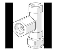 HANSA Hansa T-piece Polo complet ND M 14 x 1 Quantité:1