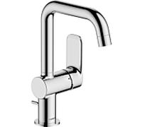 Hansa HANSABASIC 5555 mitigeur lavabo 5555 55552243 tige de traction, ensemble de vidange, saillie 150 mm DN15 chromé