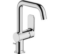 Hansa HANSABASIC Mitigeur de lavabo, saillie 150 mm, avec tirette, chromé, 55552203
