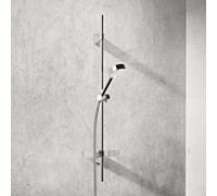 Hansa Hansabasicjet kit de douche murale, longueur 960 mm, technique anti-calcaire, 3 jets, douchette à main diamÚtre 95 mm, 44670133, Coloris: chrome - 44670133