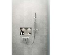 Hansa Hansabasicjet Set de douche mural, longueur 764 mm, technique anti-calcaire, 3 jets, diamÃštre 95 mm, 44780133 - 44780133