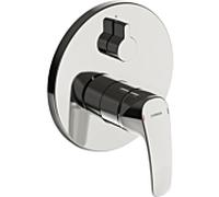Hansa Hansabluebox Hansa pinto Hansabluebox mitigeur de bain Hansabluebox , avec dispositif de sécurité, rosace ronde, chrome
