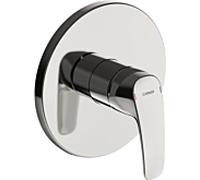 Hansa Armaturen Robinet de douche HANSAPINTO – kit de montage final chromé – 85279183