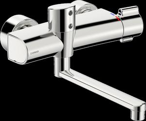 HANSA HANSAclinca Safety Mitigeur de lavabo, sans contact, saillie 286 mm, chromé, 08866202