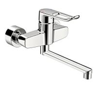 Hansa Hansaclinca Mitigeur de lavabo, saillie 277 mm, levier à arceau, chromé, 01536286 - 01536286