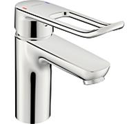 Hansa Hansaclinca Mitigeur de lavabo, saillie 114 mm, sans tirette, levier 167 mm, chromé, 45022186 - 45022186