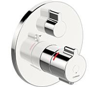 Hansa Hansaclinica match0 88629085 pour élément encastré, rosace ronde, chrome