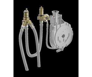 HANSA HANSAcompact Corps encastré pour robinetterie de baignoire, 3 trous, montage sur bord de baignoire, 53030300