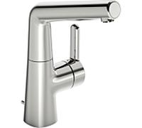 Hansa Armaturen Mitigeur lavabo Hansadesigno 51211183 ND saillie 151 mm, garniture de vidage, chromé