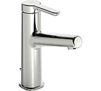Hansa Mitigeur de lavabo Hansadesigno Style – Saillie 128 mm, avec vidage – Chromé 51832283