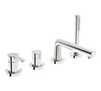 Hansa Hansadesigno Hansa Hansadesigno Mitigeur monocommande pour tous les sets de montage à 4 trous, rosace ronde, chromé