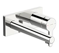 Hansa Hansadesigno Hansa 51092183 mitigeur lavabo , montage mural, saillie 194 mm, chromé