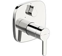Hansa Mitigeur bain/douche HANSADESIGNO Style encastré clapet anti-retour chromé 81113593