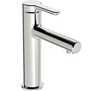 Hansa Armaturen Mitigeur lavabo Hansadesigno 51882293 – plan de travail, saillie 125 mm, chromé