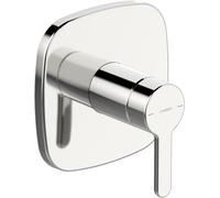 Hansa HANSADESIGNO Style Set de finition pour mitigeur de douche, encastrÃ©, rosace soft edge, 81109593 - 81109593