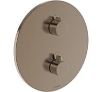 Hansa HANSAEASYMIX 8871 Kit de finition 8871905281 EasyMix, partie visible pour une sortie, bronze brossé rond