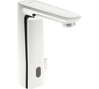 HANSA HANSAELECTRA Mitigeur de lavabo, à pile, Bluetooth, avec capteur, saillie 118mm, chrome, 93002219