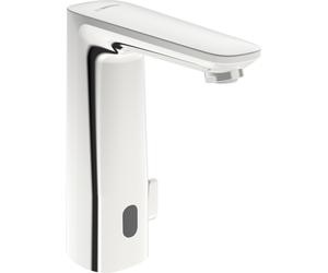HANSA HANSAELECTRA Safety Mitigeur de lavabo, avec capteur, alimentation par pile, saillie 118m, chrome, 93102219