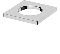 Hansa Hansaliving rosace carrée pour robinet avec maniement latéral 5.5x5.5cm chrome 66360000