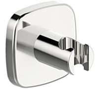 Hansa Armaturen Support de douche mural Hansaliving 44440193 rosace bord doux chromé