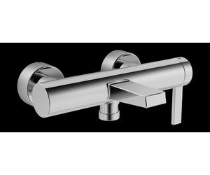 HANSA HANSALOFT Mitigeur de bain et douche, commande latérale, saillie:162mm, chrome, 57702103