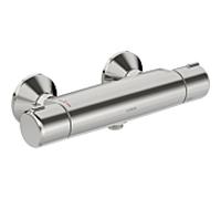 Hansa Hansamicra douche thermostat 58152171 AP, S connexions, échangé froid / raccordements d'eau chaude, chromé