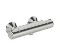 Hansa Robinet de douche Hansamicra 58152171 – sécurité, fonction éco, raccords chaud/froid inversés