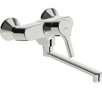 HANSA HANSAPALENO robinet de cuisine, montage au sol, saillie 284 mm, chromé, 56512103