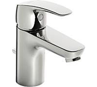 Hansa Mitigeur de lavabo HANSAPINTO 45042283 – chromé, saillie 107 mm, garniture de vidage