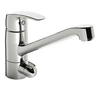 Hansa HANSAPINTO Robinet de cuisine, montage au sol, 12 l/min, valve de rinçage, chromé, 45202293 - 45202293