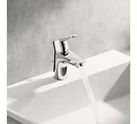 Hansa HANSAPOLO mitigeur lavabo 51402293 avec garniture de vidage , projection 103 mm, chromé
