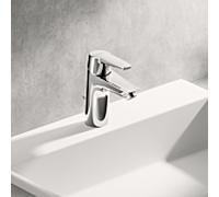Hansa HANSAPOLO XL mitigeur lavabo 51502293 avec garniture de vidage , saillie 110 mm, chromé