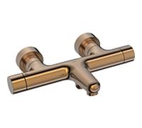 Hansa HANSAPRISMA mitigeur bain et douche 5810230181 avec thermostat, montage mural, bronze brossé