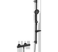 HANSA HANSAPRISMA Mitigeur de douche avec ensemble de douche, 970mm, 3 jets, 4813043133, Couleur: Noir mat