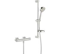 HANSA HANSAPRISMA Mitigeur de douche avec ensemble de douche, à raccourcir, 95mm, fonction éco, 1 jet, 48080121