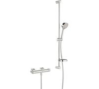 Hansa Hansaprisma robinet de douche, rÃ©glable, taille de la douchette, 95 mm, fonction Ã©co, 3 jets, 48080131 - 48080131