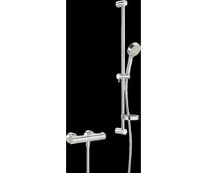 HANSA HANSAPRISMA Mitigeur de douche avec ensemble de douche, à raccourcir, 95mm, fonction éco, 3 jets, 48080131