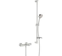 HANSA HANSAPRISMA salle de bains et douchettes avec garniture de barre murale, 3 jets, 48102131