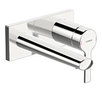 Hansa Hansaronda Mitigeur de lavabo, kit de finition, encastré, rosace carrée, saillie : 186mm, 44882183 - 44882183