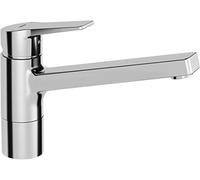 Hansa Robinet de cuisine Hansatwist 09142283 pivotant sécurité saillie 199 mm chrome